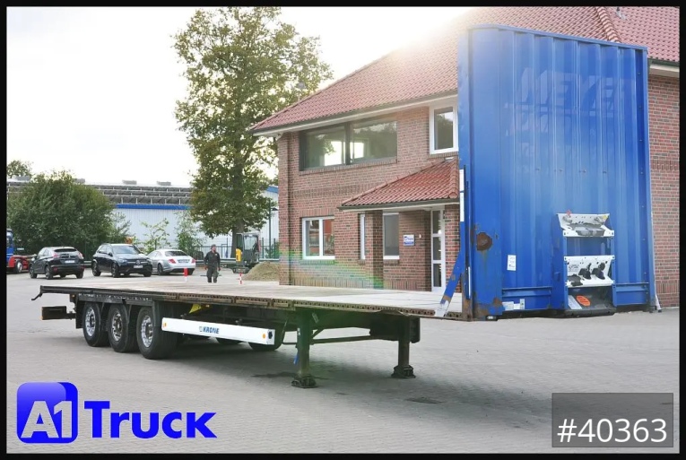 Krone - Plattform - Megatrailer - Megatrailer, Plateau, Liftachse, Staplerhalterung,
