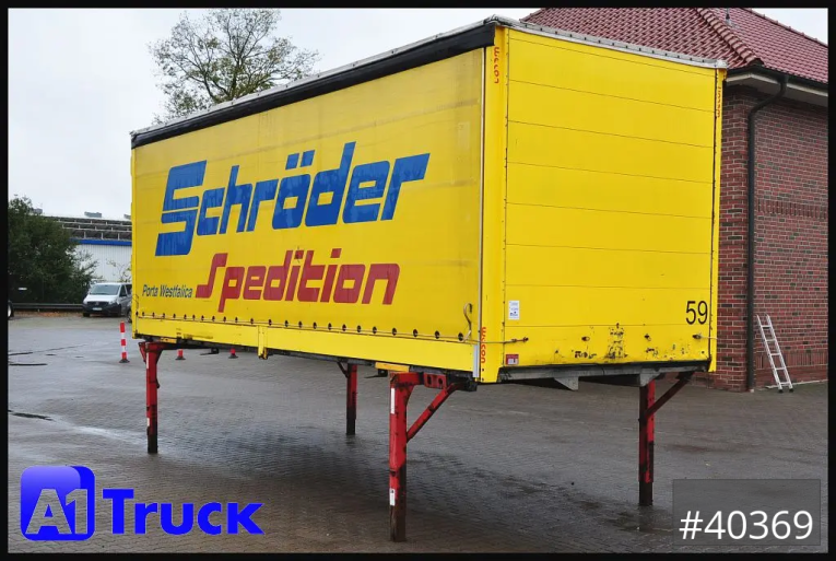 Wecon - Bordwand - Wechselbrücken - 7.45, Bordwand + Schiebeplane, verzinkt