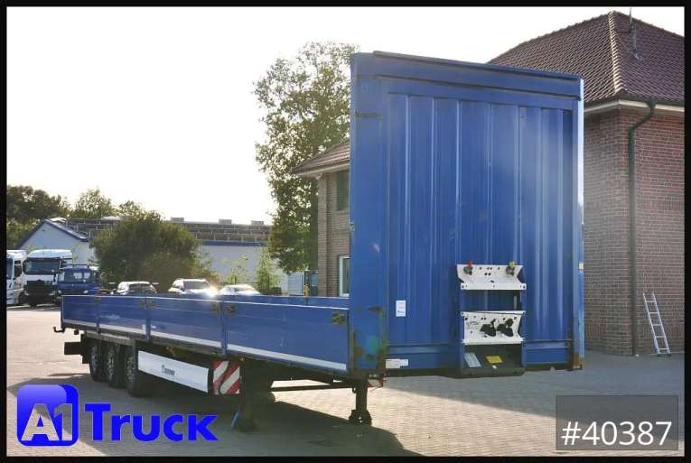 Krone - Pritsche - Megatrailer - Mega, Pritsche, 1 Vorbesitzer, TÜV 01-2026, Staplerhalterung