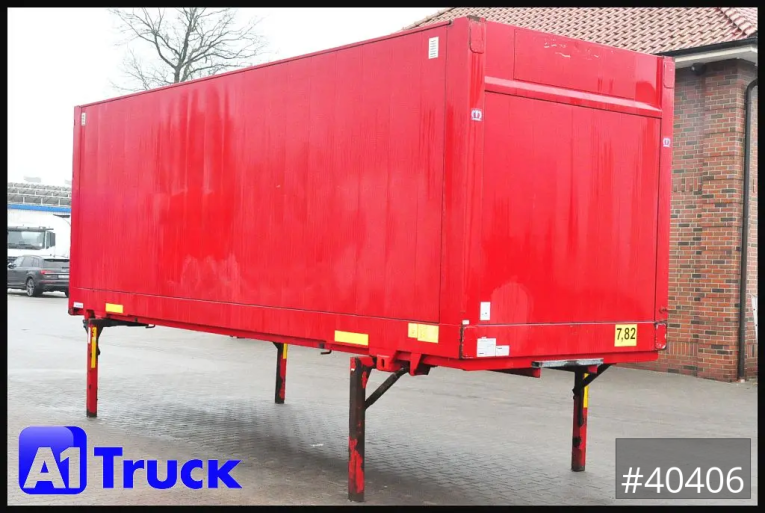 Krone - Koffer glatt - Wechselbrücken - BDF 7,82 Wechselbrücke, 2680mm Innenhöhe.