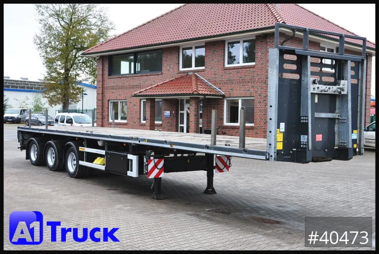 Faymonville - Plattform - Auflieger - F-S43-1AAF Telemax,3 zwangs gelenkt, Lenkachse