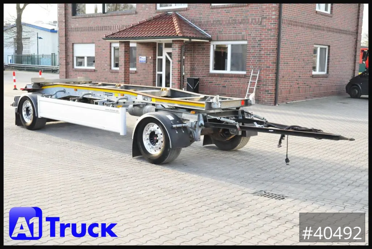 Hueffermann - Abrollanhänger - Anhänger - HSA 1870, Luft, SAF, verzinkt, Alu