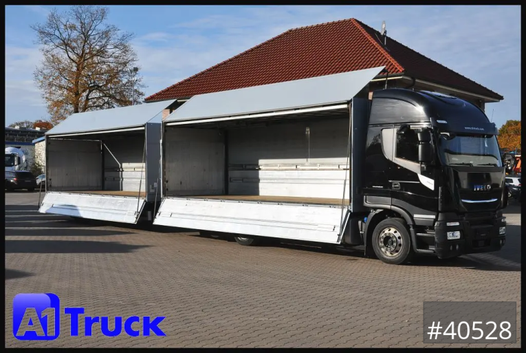 Iveco - Getränkewagen - LKW > 7.5 - Stralis 460, Orten Schwenkwand Bär LBW, Lenkachse