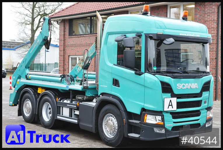 Scania - Absetzkipper - LKW > 7.5 - G410 Meiller AK 16 Funk 