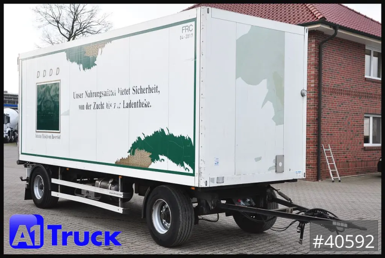 Schmitz - Kühlkoffer - Anhänger - Achwege & Tönjes, Rohrbahn, Fleisch, Schmitz Aufbau
