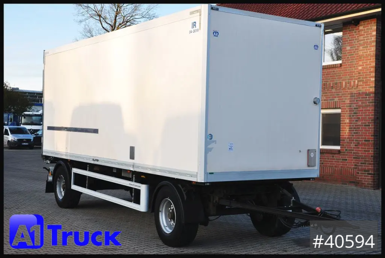 Krone - Koffer - Anhänger - Koffer ISO, stark isoliert ehemaliger Kühlkoffer, Aluboden