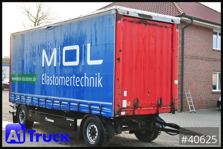 Krone - Pritsche und Plane - Anhänger - AZP 18, Maxi, 2800mm innen, Edscha, 