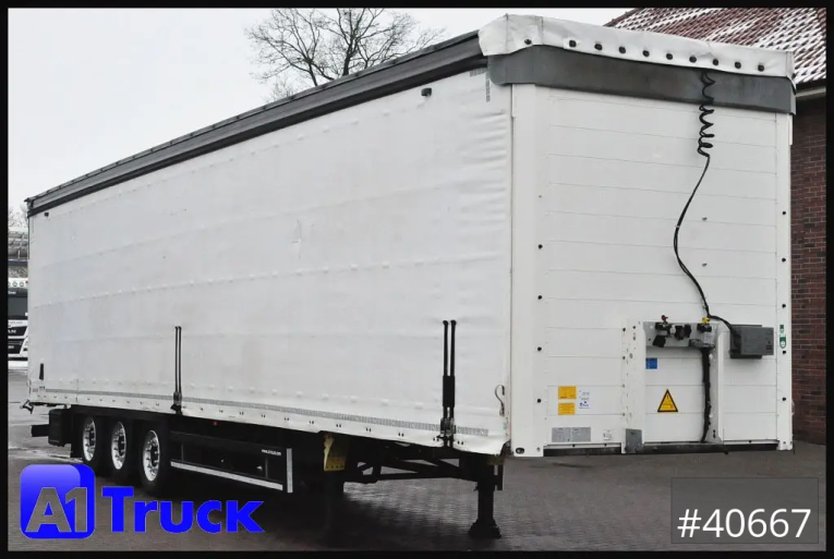 Schmitz - Tautliner - Auflieger - SCS 24,Varios, Liftachse, Staplerhalterung 2900mm