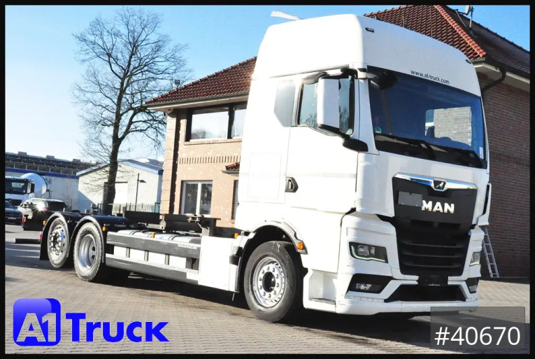 MAN - BDF-Fahrzeug - LKW > 7.5 - TGX, 26,510 LL, Multiwechsler 2x AHK, 7.82 WB Intarder, 