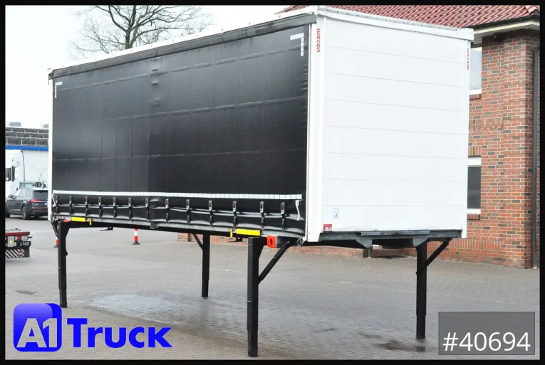 Wecon - Schiebeplane - Wechselbrücken - WPR 745, verzinkt, 2520  innen, Code XL, neue Plane