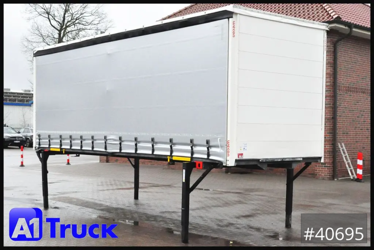 Wecon - Schiebeplane - Wechselbrücken - WPR 745, verzinkt, 2520  innen, Code XL, neue Plane