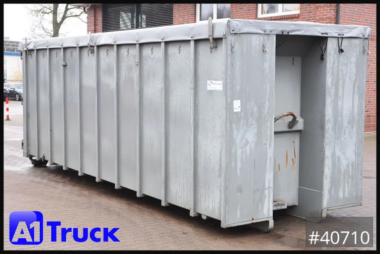 Pol Osteg - Abrollcontainer - Wechselbrücken - Abrollcontainer 47,5m³,  Mulde, Dachplane, Portaltür
