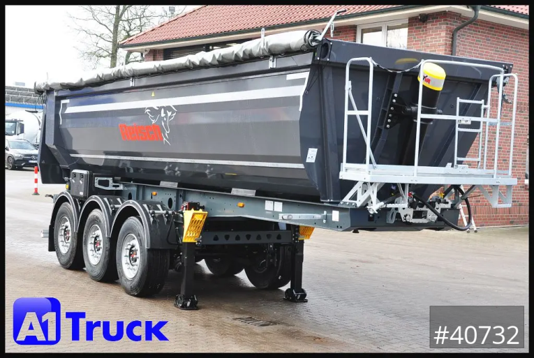 Reisch - Kipper - Auflieger - Steelpipe-R 25m³ NEU Stahl Lift SAF Hardox