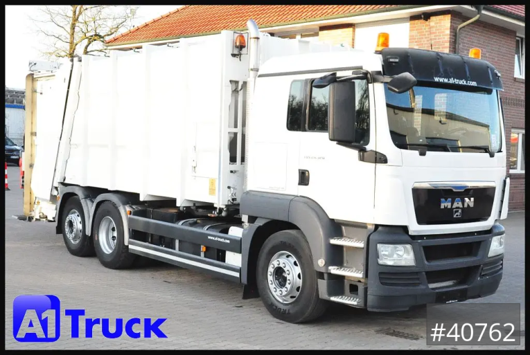 MAN - Müllwagen - LKW > 7.5 - TGS 26.320 BL , Zöller XL Terberg 5 Sitze,  