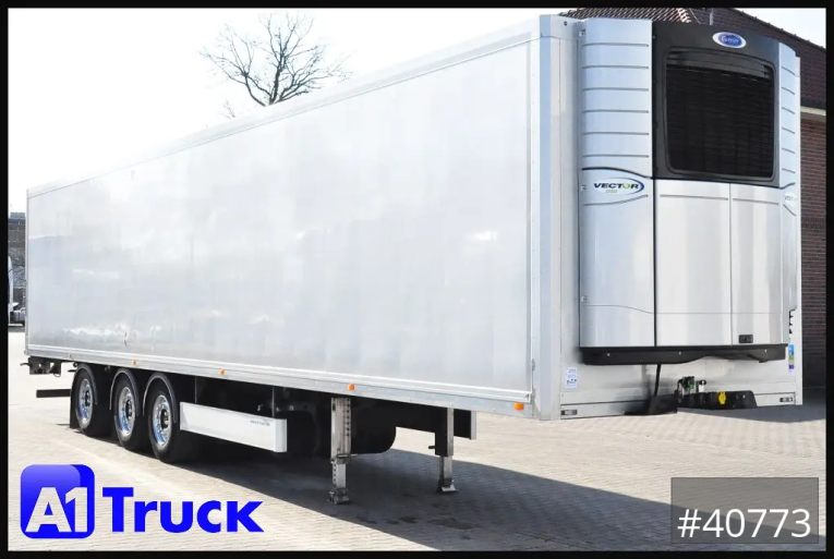 Schmitz - Kühlkoffer - Auflieger - Wüllhorst Vector 1950   Lenkachse Rolltor, 