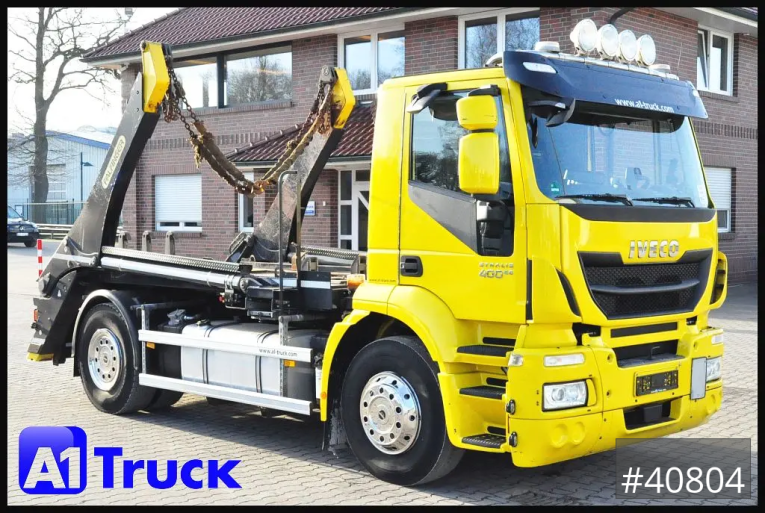 Iveco - Absetzkipper - LKW > 7.5 - AD190S /P 400 LL Palfinger PS 14, Funk