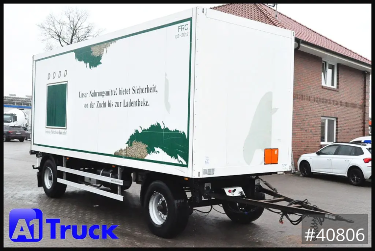 Schmitz - Kühlkoffer - Anhänger - Achwege & Tönjes, Rohrbahn, Fleisch, verzinkt 