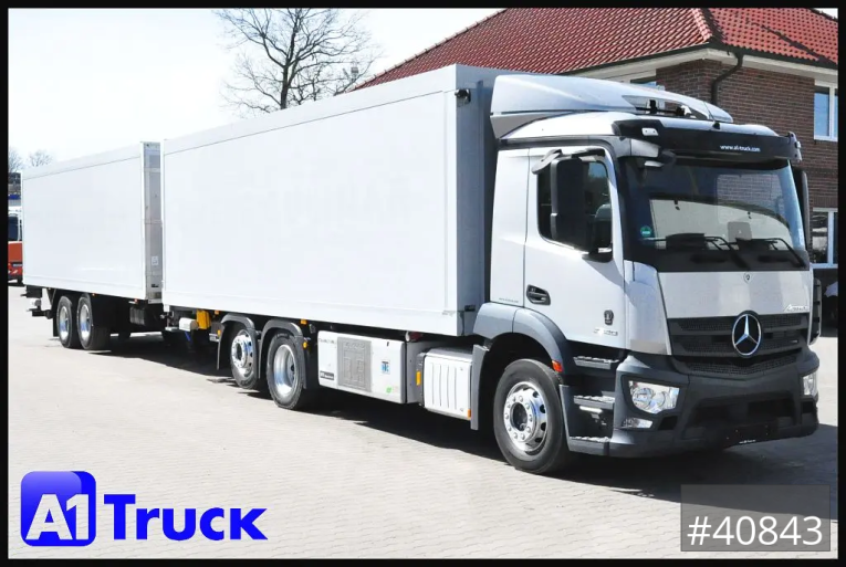 Mercedes-Benz - Kühlkoffer - LKW > 7.5 - 2543 Actros, Carrier 1150, durchladbar, Wüllhorst