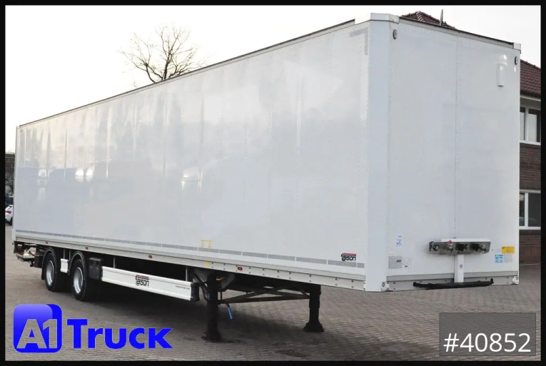 Talson - Koffer - Auflieger - F 1520, Möbelkoffer, Lenkachse, Tridec, LBW, verzinkt