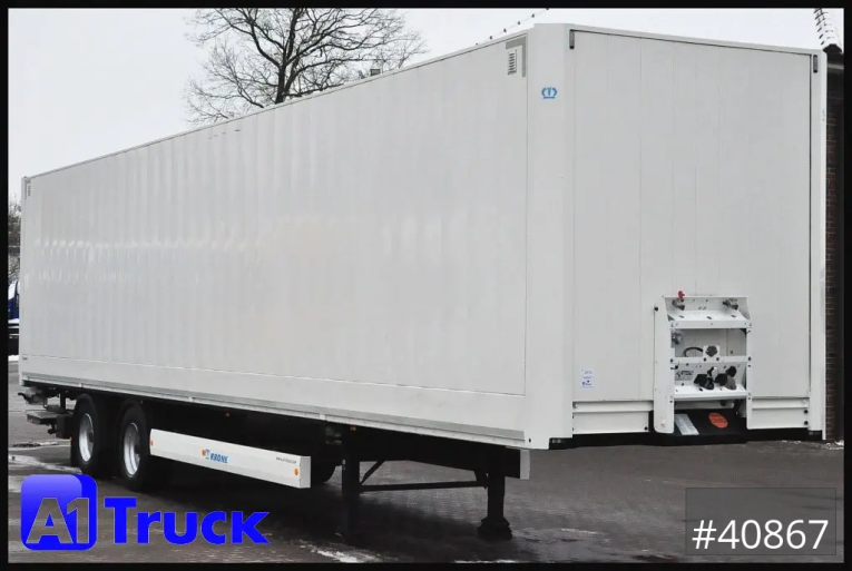 Krone - Koffer - Auflieger - Möbelkoffer, Lenkachse,  LBW, Ladebordwand