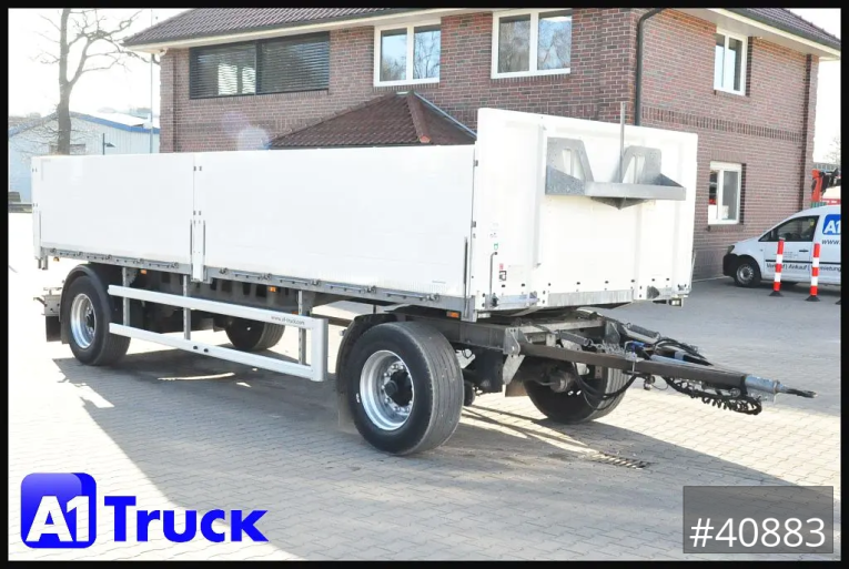 Ackermann - Pritsche - Anhänger - PA-F18 Baustoff verzinkt, L 7m, Top Zustand