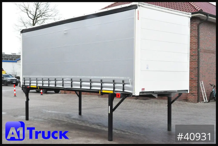 Wecon - Schiebeplane - Wechselbrücken - WPR 745, verzinkt, 2520  innen, Code XL, neue Plane