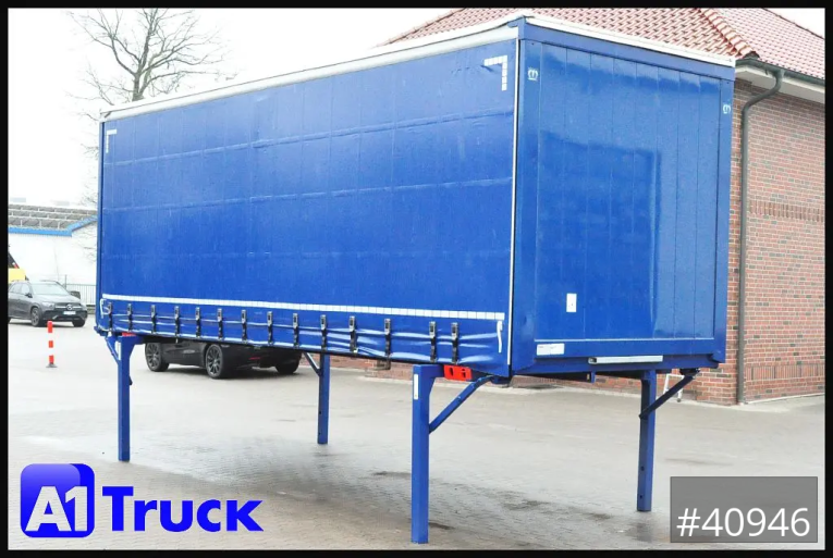 Krone - Schiebeplane - Wechselbrücken - Wechselbrücke 7,45, Code XL, Bordwand, neue Plane