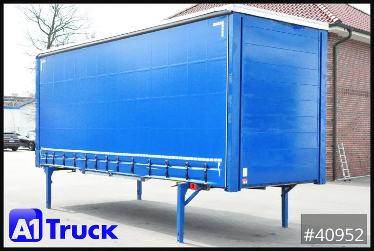 Wecon - Jumbo - Wechselbrücken - WPR 7,82 BDF Jumbo verzinkt, Code XL, neue Plane