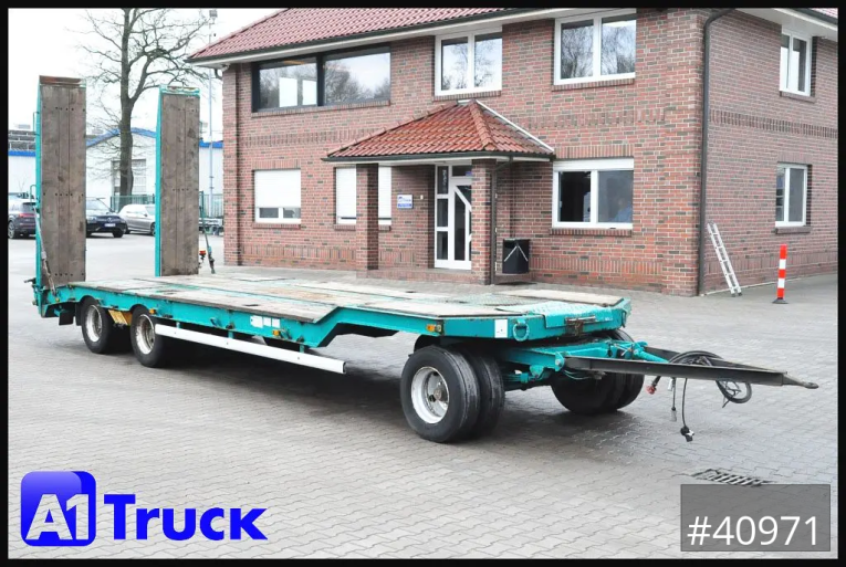 Mueller,Mitteltal - Tieflader - Anhänger - T3 Compact 30t Tieflader Rampen, BPW 