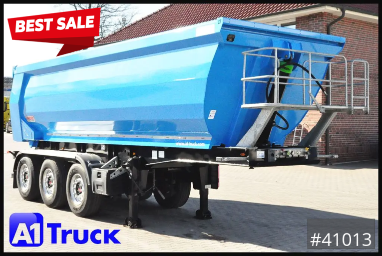 Meiller - Kipper - Auflieger - Serin 27m³  Stahl, Lift SAF, unused