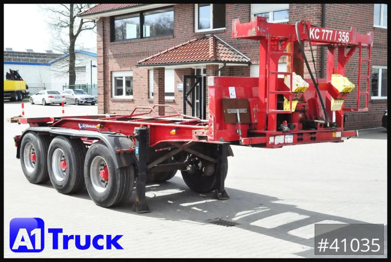 Meierling - Kipper - Auflieger - MSA 27, Kippchassi, 20'' Container, Kipper, Alurahmen