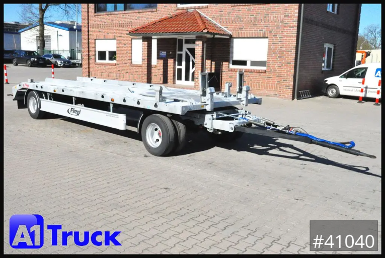 Fliegl - Tieflader - Anhänger - ZPS 200 K HPA Kombi Abroll- Abset-  Tieflader