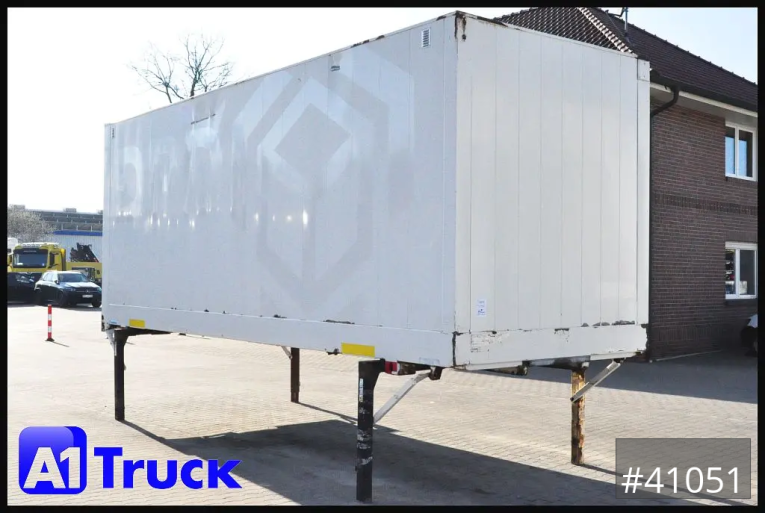 Krone - Koffer glatt - Wechselbrücken - WB BDF 7,45 Koffer, Klapptische,  2800mm innen