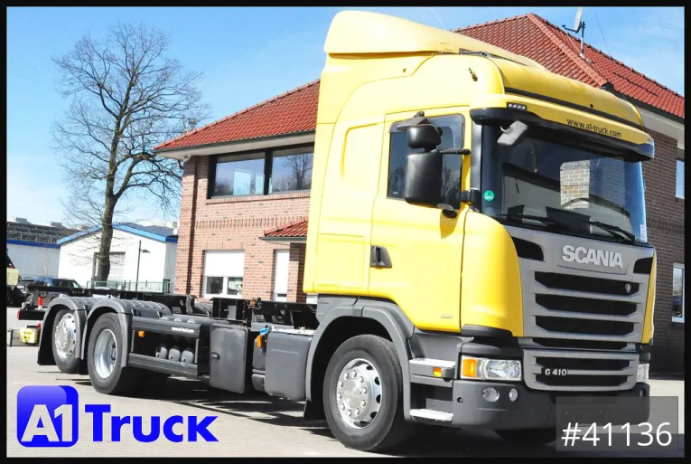 Scania - BDF-Fahrzeug - LKW > 7.5 - G410 LB 6x2  BDF 7.45 WB Lenkachse E6  