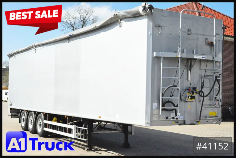 Stas - Walkingfloor - Auflieger - S300ZX, 91m³, Lift, Wabco Smartboard, Frontluke  