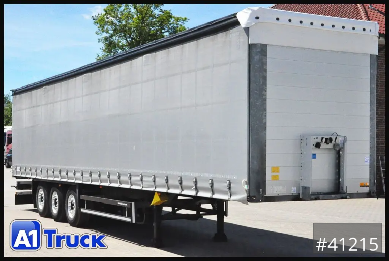 Schmitz - Tautliner - Auflieger - SCB  24, Speed Curtain, VDI 2700, Alufelgen, Liftachse