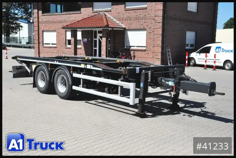 Hueffermann - Abrollanhänger - Anhänger - HTAR 18.70, Tandem, oben gekuppelt,  