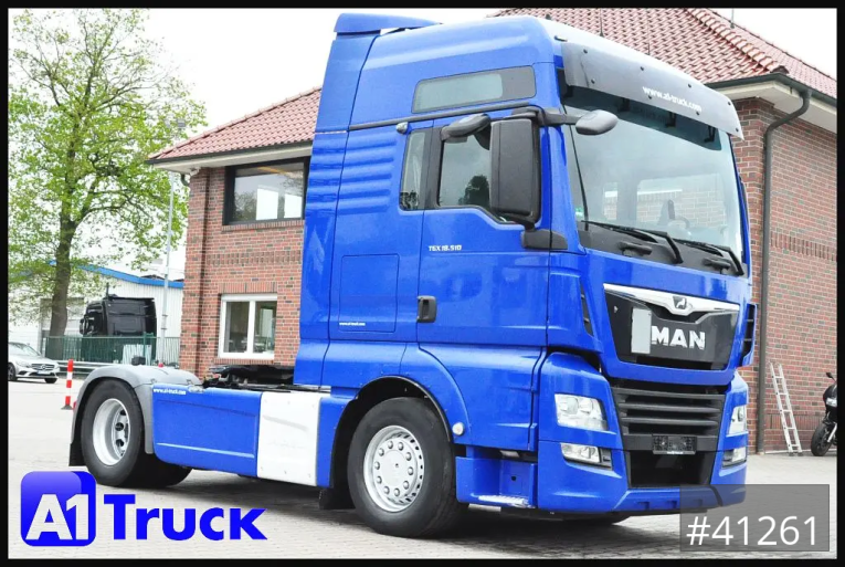 MAN - Standard Sattelzugmaschine - Sattelzug - TGX 18,510 BL, XXL, Intarder Standklima,  