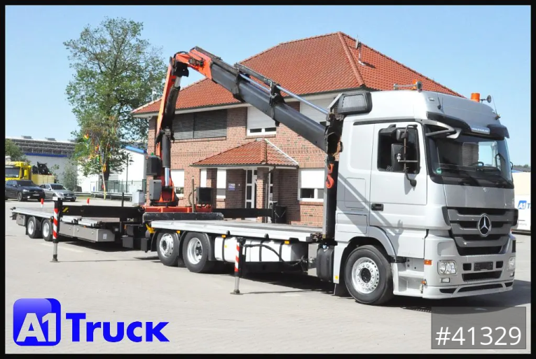 Mercedes-Benz - Autokran - LKW > 7.5 - 2541 MP3, Kran: PK 34002 SH, Container, FUNK