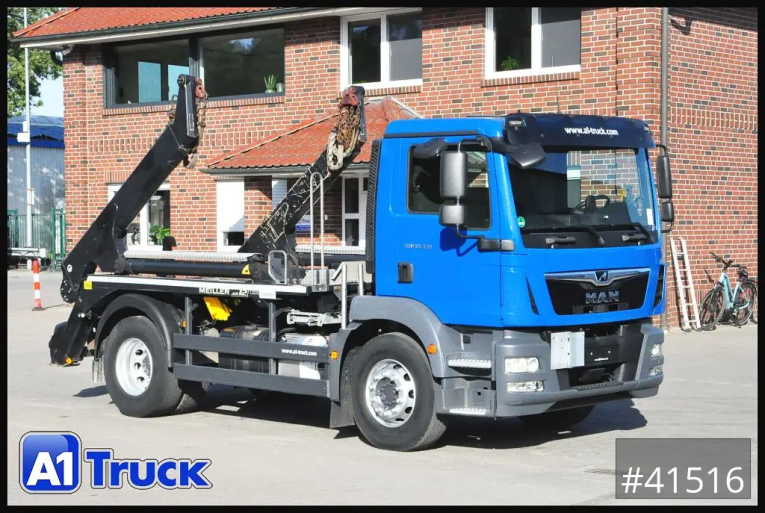 MAN - Absetzkipper - LKW > 7.5 - TGM 18.320 BL Meiller AK 12,  E6, Funk Navi, 