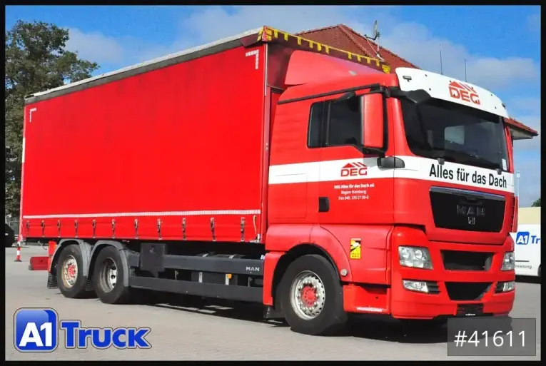 MAN - Pritsche und Plane - LKW > 7.5 - TGX 26.360 BL Tautliner Intarder Lenkachse  