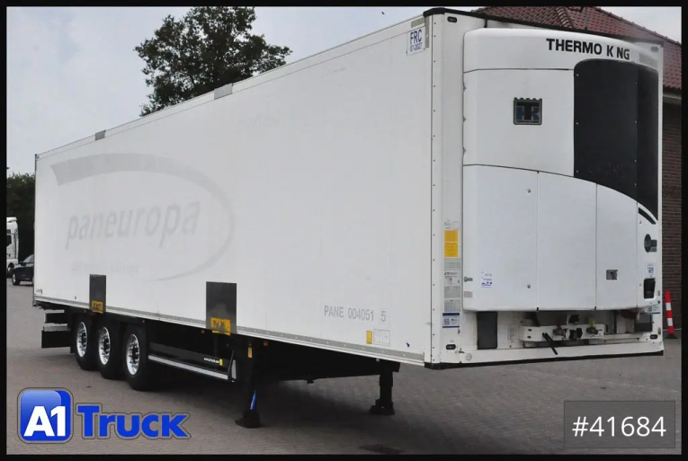Schmitz - Kühlkoffer - Auflieger - SCB S3B, Kühlkoffer, Rohrbahner, Fleisch, Meat, Thermo King, 