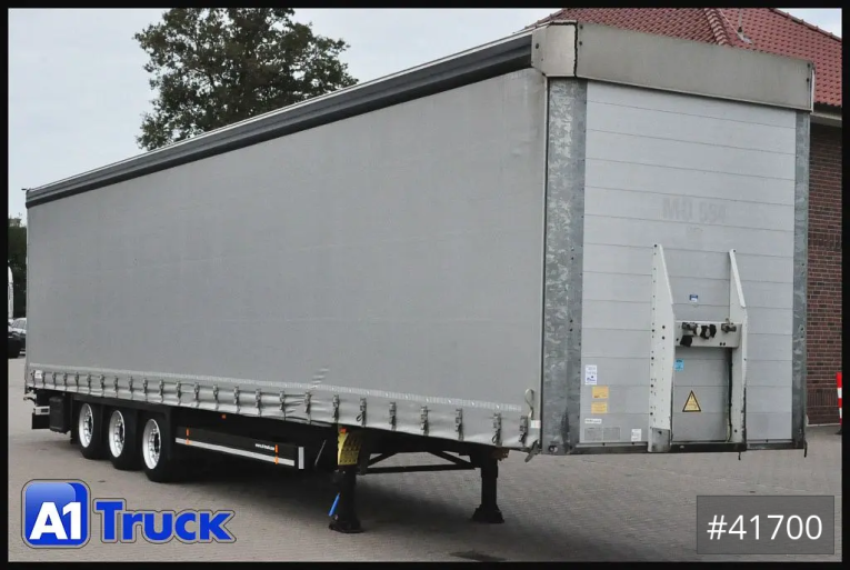 Schmitz - Tautliner - Megatrailer - Speed Curtain, Lift 455/40 R 22.5, Hubdach, 