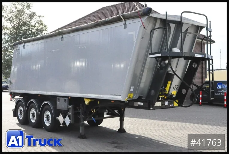 Stas - Kipper - Auflieger - S300CX. 45m³ Alu schlammdicht  Pendelklappe 200 tkm 