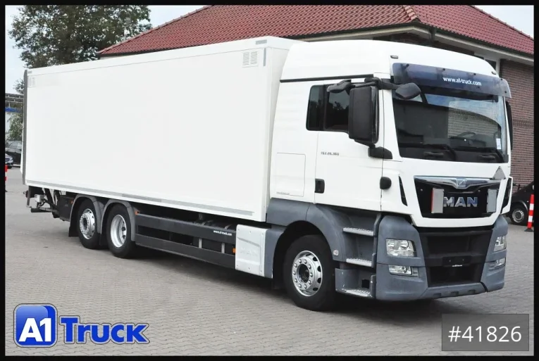 MAN - Koffer - LKW > 7.5 - TGX 26.360 LL, LBW Navi Lenkachse L 8,5m