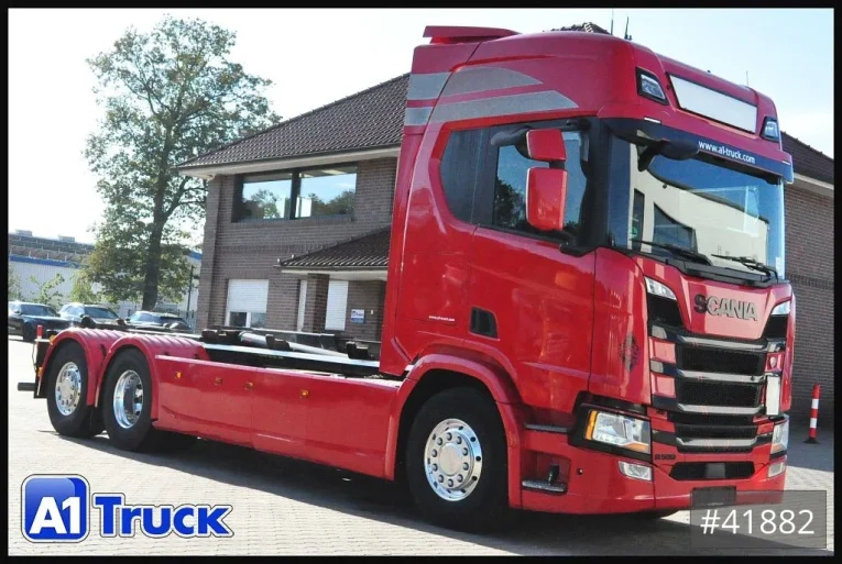 Scania - Abrollkipper - LKW > 7.5 - R500, Abrollkipper, Multilift, Lift-Lenkachse, 