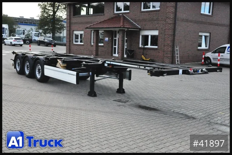 Krone - Wechselfahrgestell - Auflieger - SDC 27 Container, Heckausschub, Lift, wenig benutzt 