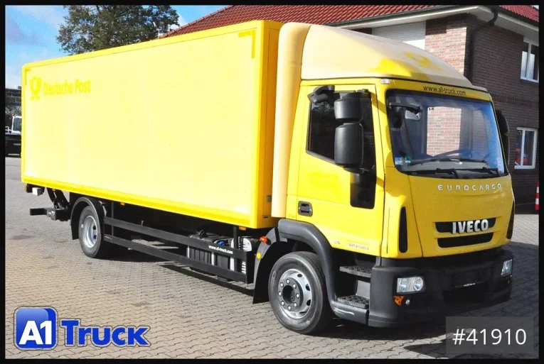 Iveco - Koffer - LKW > 7.5 - EuroCargo 120E28, Koffer, LBW, AHK, 3 Sitze, 