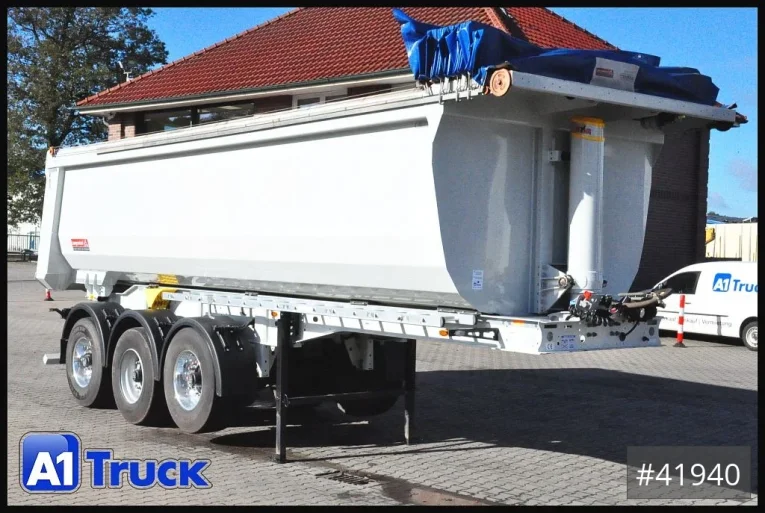 Langendorf - Kipper - Auflieger - SKS-HS,  27m³, Alu, Cramaro Verdeck,