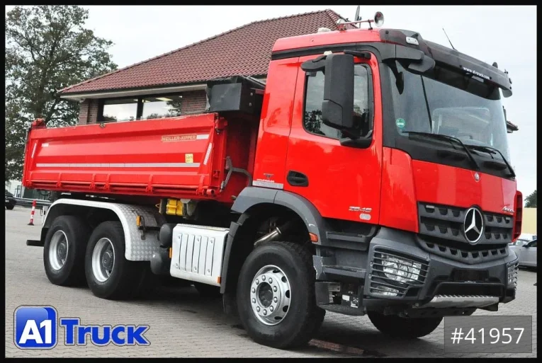Mercedes-Benz - Kipper 3 Seiten - LKW > 7.5 - 2646 Arocs, 3 Seiten Kipper, Meiller, 6x4, Bordmatic, 